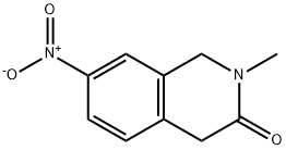 2-Methyl-7-nitro-1,2-dihydroisoquinolin-3(4h)-one 구조식 이미지