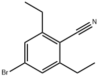 4-BroMo-2,6-diethylbenzonitrile Structure
