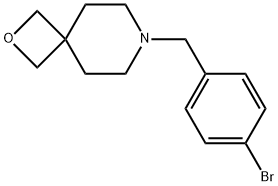 7-(4-broMobenzyl)-2-oxa-7-azaspiro[3.5]nonane Structure
