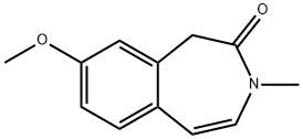 8-Methoxy-3-Methyl-1H-benzo[d]azepin-2(3H)-one 구조식 이미지