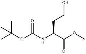 DL-N-Boc-HoMoserine Methyl ester Structure