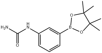 3-Ureidophenylboronic acid pincol ester Structure