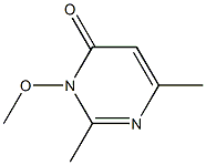 3-Methoxy-2,6-diMethylpyriMidin-4(3H)-one Structure