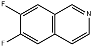 6,7-difluoroisoquinoline 구조식 이미지