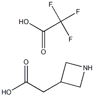 3-Azetidineacetic acid trifluoroacetate Structure