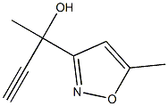 2-(5-Methylisoxazol-3-yl)but-3-yn-2-ol Structure