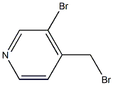 3-bromo-4-(bromomethyl)pyridine 구조식 이미지