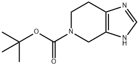 TERT-BUTYL 1H,4H,5H,6H,7H-IMIDAZO[4,5-C]PYRIDINE-5-CARBOXYLATE Structure