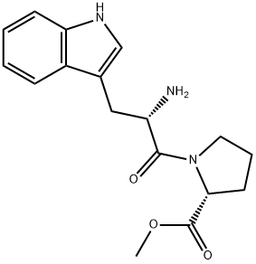 (R)-Methyl 1-((S)-2-aMino-3-(1H-indol-3-yl)propanoyl)pyrrolidine-2-carboxylate Structure