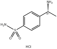 (R)-4-(1-aMinoethyl)benzenesulfonaMide hydrochloride 구조식 이미지