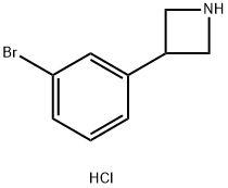 3-(3-broMophenyl)azetidine hcl 구조식 이미지