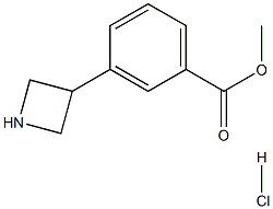Methyl 3-(azetidin-3-yl)benzoate hcl 구조식 이미지