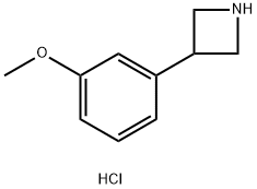 3-(3-Methoxyphenyl)azetidine hcl 구조식 이미지