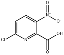 6-chloro-3-nitropyridine-2-carboxylic acid 구조식 이미지