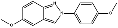 5-Methoxy-2-(4-Methoxyphenyl)-2H-indazole 구조식 이미지