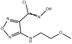 4-(2-MethoxyethylaMino)-1,2,5-oxadiazole-3-carbonyl chloride oxiMe Structure