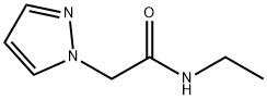 N-에틸-2-(1-피라졸릴)아세타미드 구조식 이미지