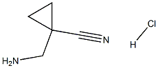 1-(aMinoMethyl)cyclopropanecarbonitrile hcl 구조식 이미지