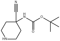 4-N-Boc-AMino-4-cyanopiperidine Structure