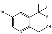 (5-bro-3-(trifluoroMethyl)pyridine-2-yl)Methanol Structure