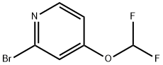 2-broMo-4-(difluoroMethoxy)pyridine Structure