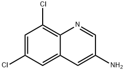 6,8-Dichloroquinolin-3-aMine Structure