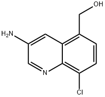 (3-AMino-8-chloroquinolin-5-yl)Methanol 구조식 이미지