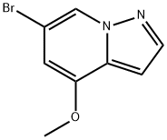 6-broMo-4-메톡시피라졸로[1,5-a]피리딘 구조식 이미지