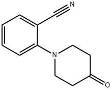 2-(4-oxopiperidin-1-yl)benzonitrile Structure