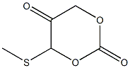 4-(methylthio)-1,3-dioxane-2,5-dione Structure