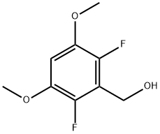 (2,6-Difluoro-3,5-diMethoxyphenyl)Methanol 구조식 이미지
