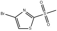 4-broMo-2-(Methylsulfonyl)thiazole Structure