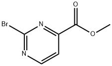 Methyl 2-broMopyriMidine-4-carboxylate Structure