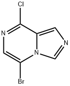 IMidazo[1,5-a]pyrazine, 5-broMo-8-chloro- 구조식 이미지
