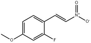 trans-2-fluoro-4-Methoxy-β-nitrostyrene Structure