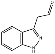 1H-인다졸-3-일아세트알데히드 구조식 이미지