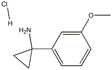 1-(3-Methoxyphenyl)cyclopropanaMine hydrochloride 구조식 이미지