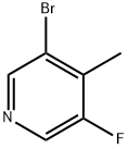 3-BroMo-5fluoro-4-Methylpyridine 구조식 이미지