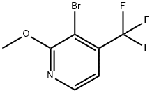 3-BroMo-2-Methoxy-4-(trifluoroMethyl)pyridine Structure