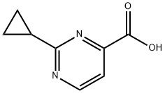 2-CyclopropylpyriMidine-4-carboxylic acid Structure