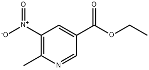 에틸6-메틸-5-니트로코티네이트 구조식 이미지