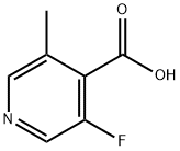 3-Fluoro-5-Methylisonicotinic acid Structure