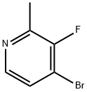 4-BROMO-3-FLUORO-2-METHYLPYRIDINE 구조식 이미지