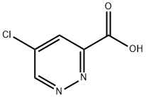 5-Chloropyridazine-3-carboxylic acid 구조식 이미지