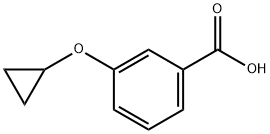 3-Cyclopropoxy-benzoic acid Structure