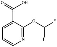 2-(difluoroMethoxy)pyridine-3-carboxylic acid 구조식 이미지