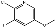 2-Chloro-3-fluoro-5-Methoxypyridine 구조식 이미지