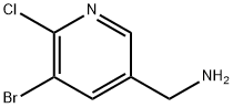 (5-BroMo-6-chloropyridin-3-yl)MethanaMine Structure