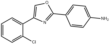 4-[4-(2-Chloro-phenyl)-oxazol-2-yl]-phenylamine Structure