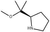 (R)-2-(2-Methoxypropan-2-yl)pyrrolidine 구조식 이미지